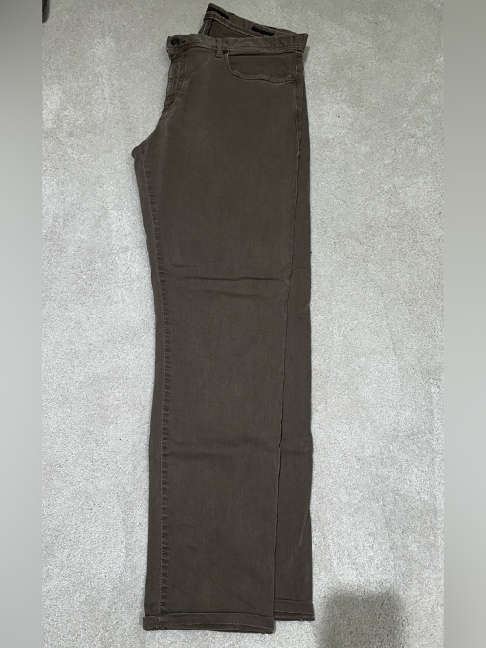 Alberto Super Stretch T400 Brown 5-Pocket Pants